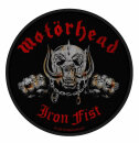 MOTÖRHEAD - Iron Fist Skull - Aufnäher / Patch